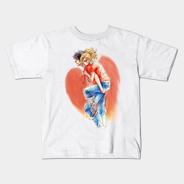 Percabeth Kids T-Shirt by ArchiriUsagi